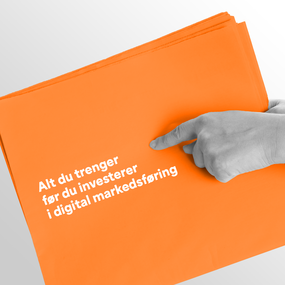 Forprosjekt Digital Markedsføring