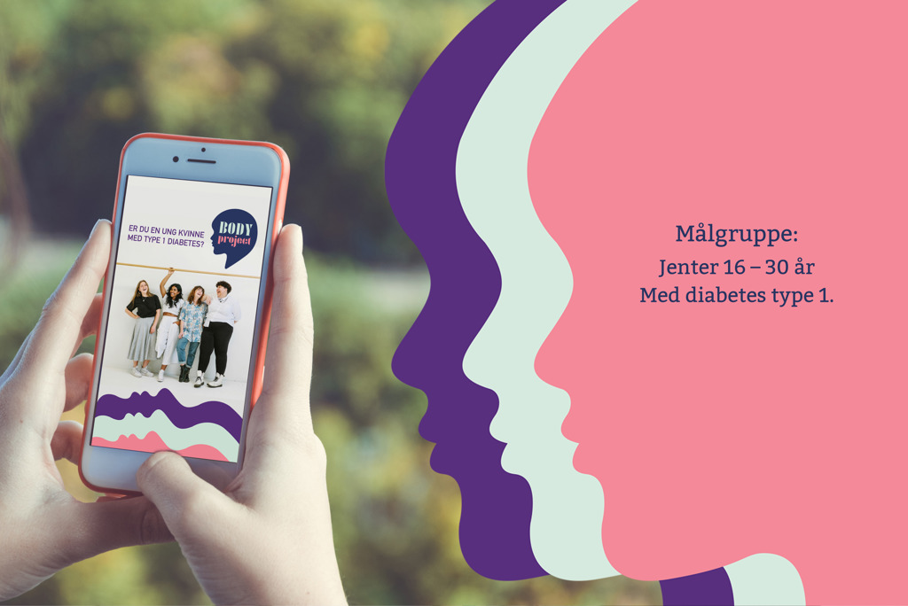 Viser grafisk profil og nettsted for Body Project